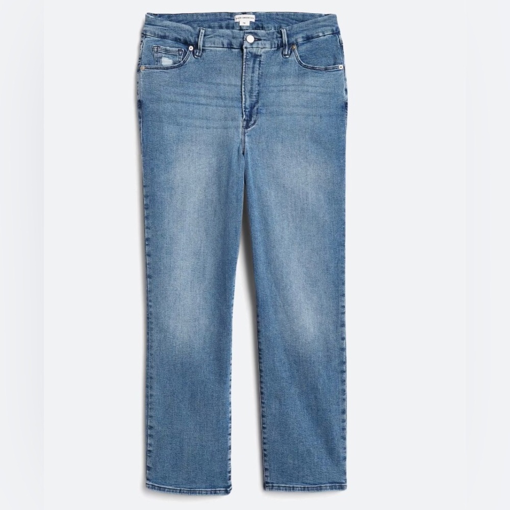 🤩 GOOD AMERICAN—GOOD SPLIT POCKET STRAIT JEAN! 🎊